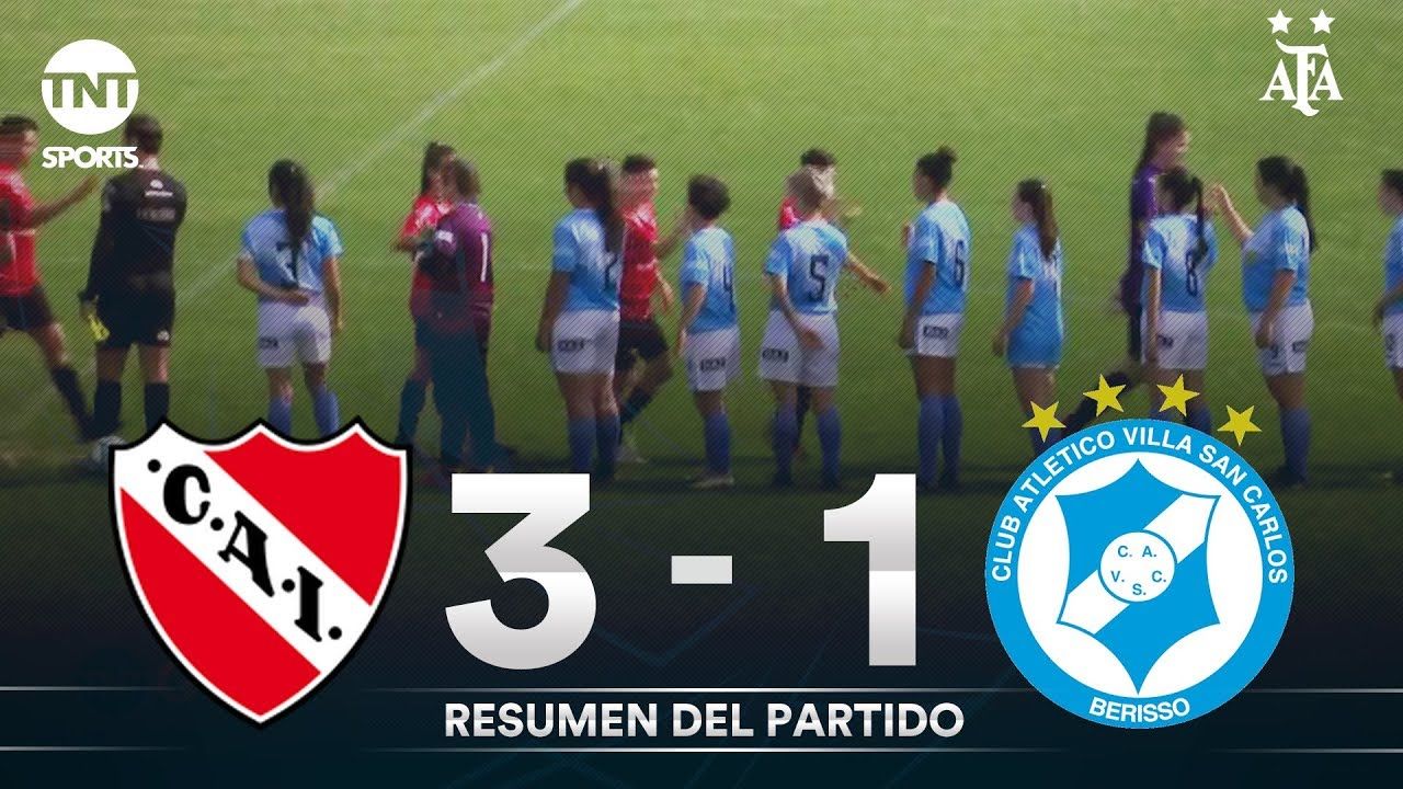 Resumen de Independiente vs Villa San Carlos (3-1) | Fecha 4 - Fútbol Femenino AFA
